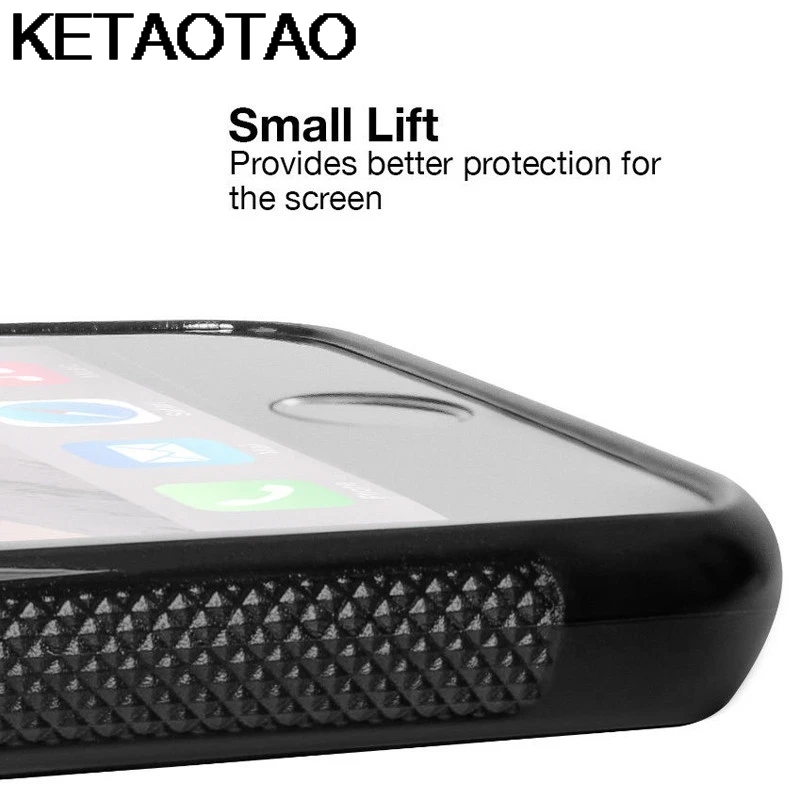 KETAOTAO красочные геометрические карты для iPhone 4S SE 5C 5S 6 6S 7 8 Plus X XR XS MAX черный мягкий чехол для телефона резиновый силиконовый
