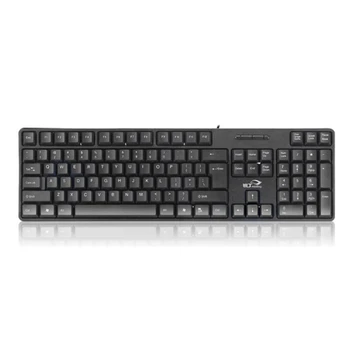 

HOT-ruiding Wired USB Keyboard 104 Key Waterproof / Dustproof with Numeric Keypad Fit for Desktop Laptop Notebook