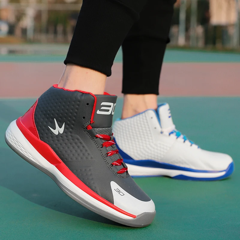 Mens Basketball Shoes Jordan Retro Jordan 1 Kyrie 5 Sneakers Men Jordan Basketball Shoes Mens Jordan Sneakers Jordan Shoes Women - Цвет: White-Gray