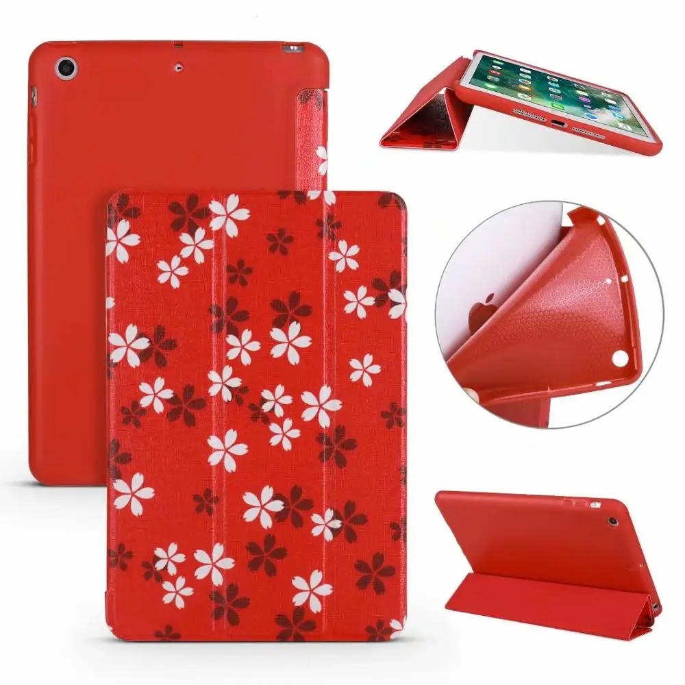

Soft For iPad mini 1 2 3 Case TPU Shockproof A1A32 Case For iPad mini 1 2 min3 Cover Trifold Stand Protection Funda Pattern Case