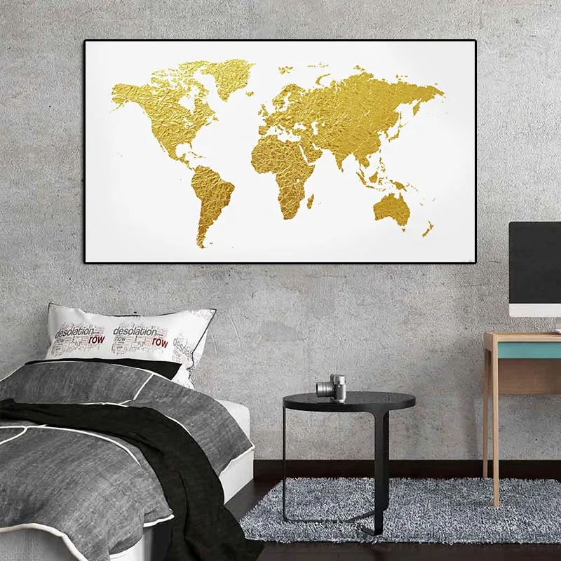 

Nordic Style Canvas Painting Modern Wall Art Watercolor Prints World Maps Wall Pictures for Living Room Cuadros Home Decoration
