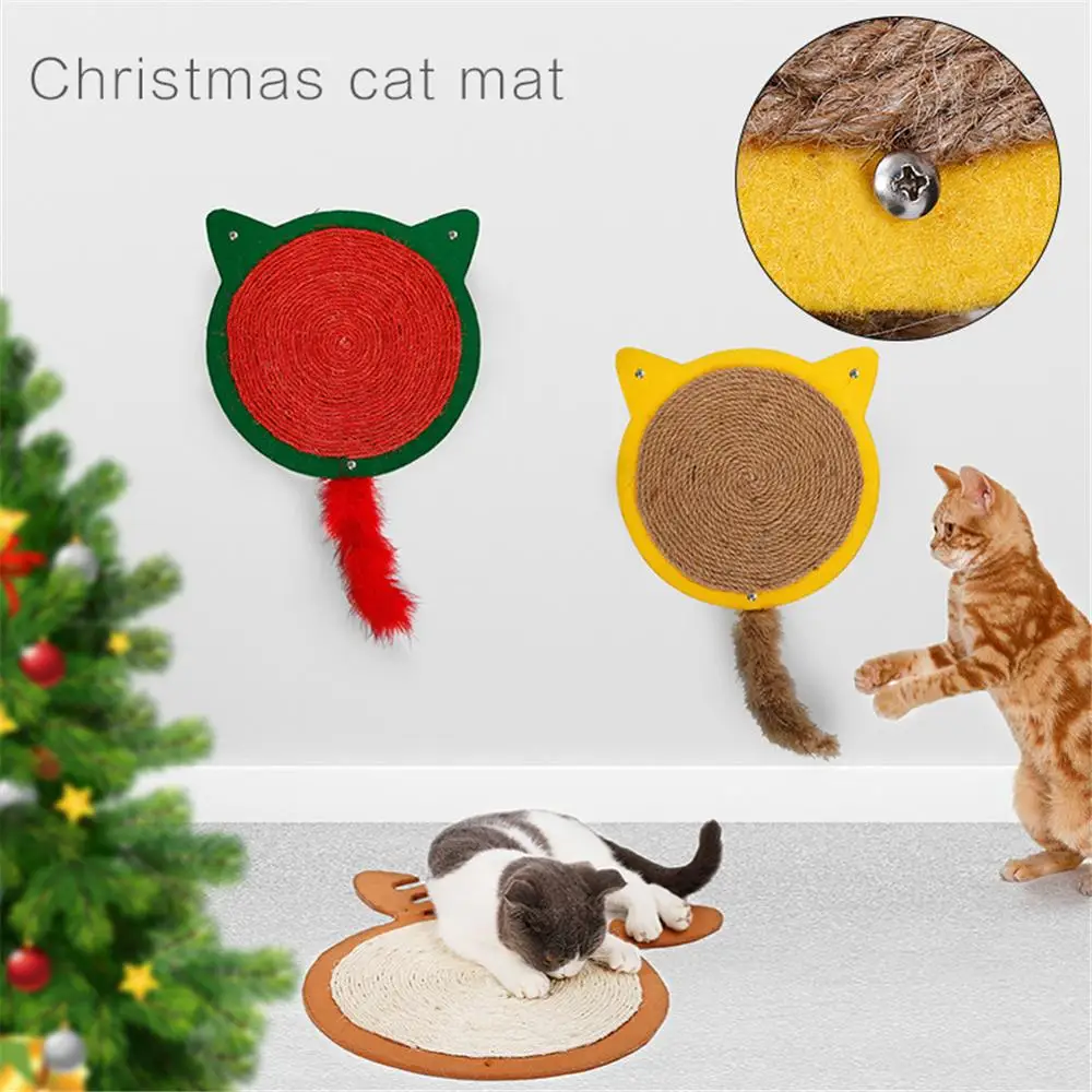 Хэллоуин игрушки для кошек когтеточки сизаль-плюш Когтеточка для кошек Игрушка для кошек прочный сизалевый коврик для кошек