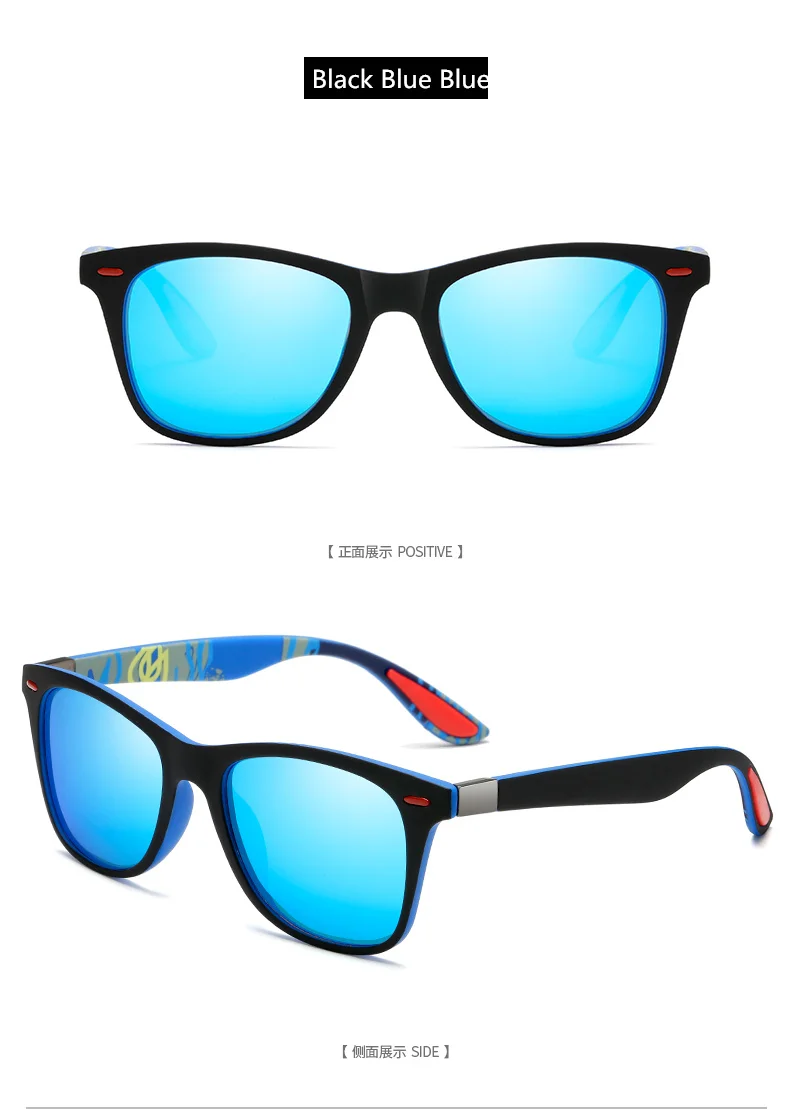LongKeeper Rivet Polarized Driving Sunglasses Men Women Mirror Gafas de sol with Case Box Gift Set Free Shipping for Brazil