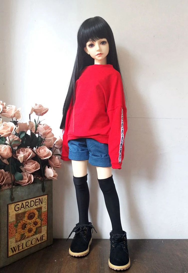1/6 зеленый BJD ручной работы цветной модный свитер 1/4 куклы одежда сплошной цвет игрушки белые куклы аксессуары 1/3 красный черный SD синий