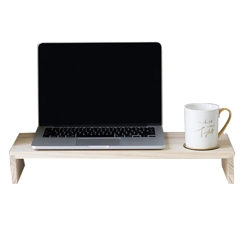 Computador de Mesa Titular de Madeira Acessórios de Mesa Teclado Papelaria Criativo Escritório Material Escolar Organizador Titular 2 Material escolar e de escritório