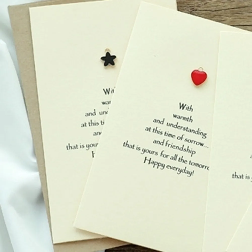 10pcs/set Creative Retro Greeting Card With Envelope Happy Birthday Postcard Greeting Gift Cards Handmade 5 Styles Available