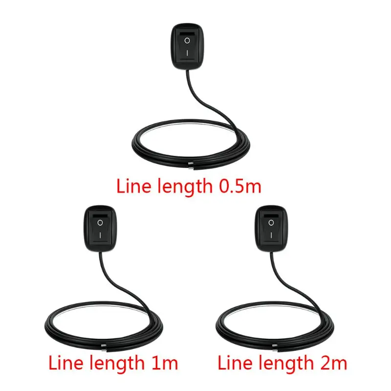 DC 12V универсальный автомобильный переключатель типа пасты тумблер с кабелем 0 5 м/1
