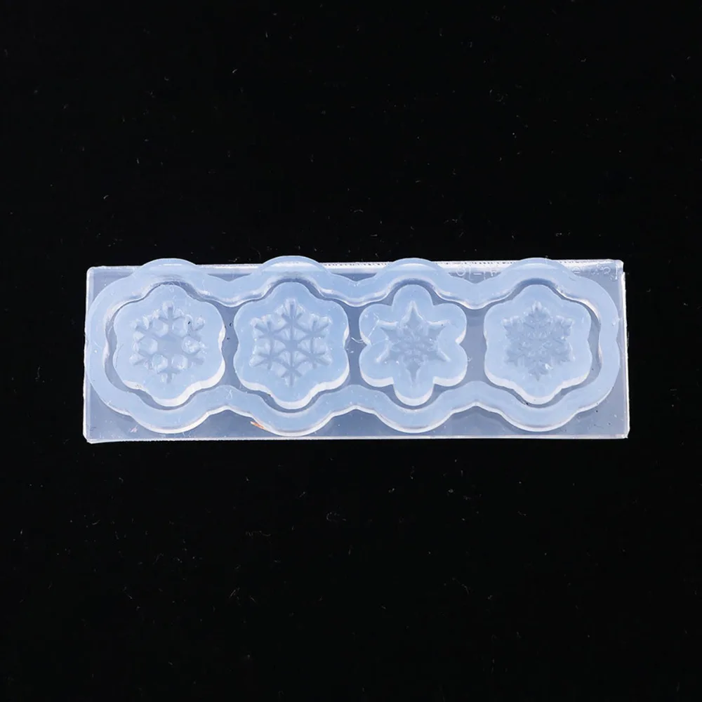 Doreen коробка BSilicone полимерная форма для изготовления ювелирных изделий нерегулярные прозрачные цветы Фламинго рождественские ювелирные аксессуары, 1 шт
