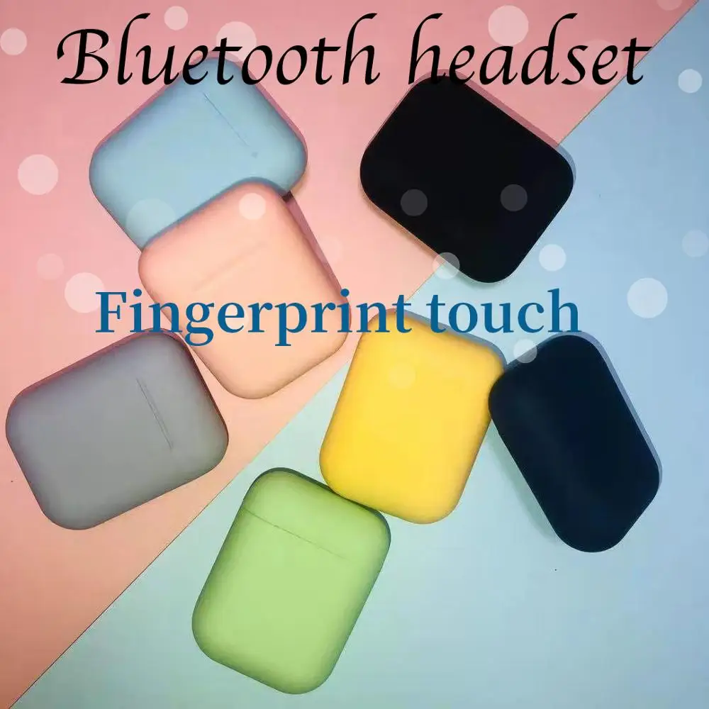 

Bluetooth Earphones i12 Tws Mini Wireless Earbuds Sport Handsfree Earphone Cordless Headset with Charging Box for all Smartphone