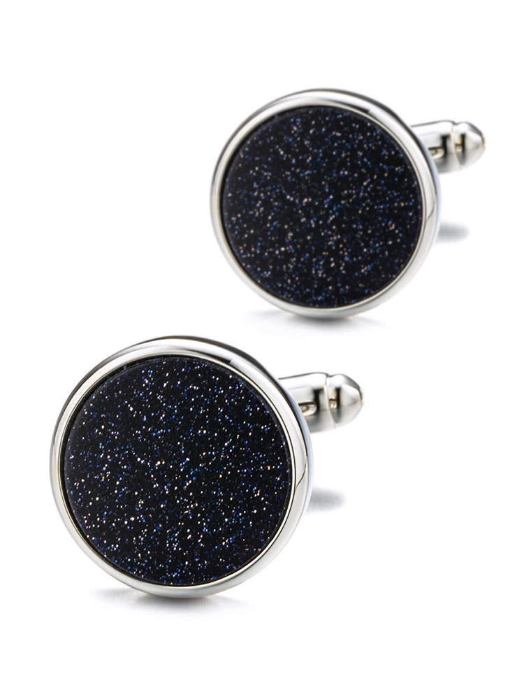 Buen valor KFLK Luxury French Shirt Cufflinks for Mens Gift Brand Wedding Cuff links Designer Round Stone Button male High Quality 3BjdjelBa