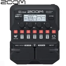 Четырёхъядерный процессор ZOOM G1 для электрогитары, многофункциональный гитарный эффект, аудио музыкальные инструменты, аксессуары