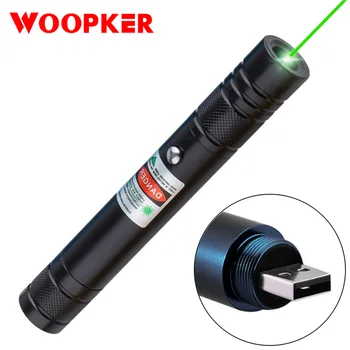 

High Power Green Laser Pointer 1000m USB Rechargeable Lazer Sight with Built-in Battery