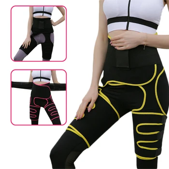 

2020 New Leg Shaper Tightening Slimming Sheath Belt Waist Trainer Tummy Control Shapewear Sweat Shaper Waistband Reduction Belts