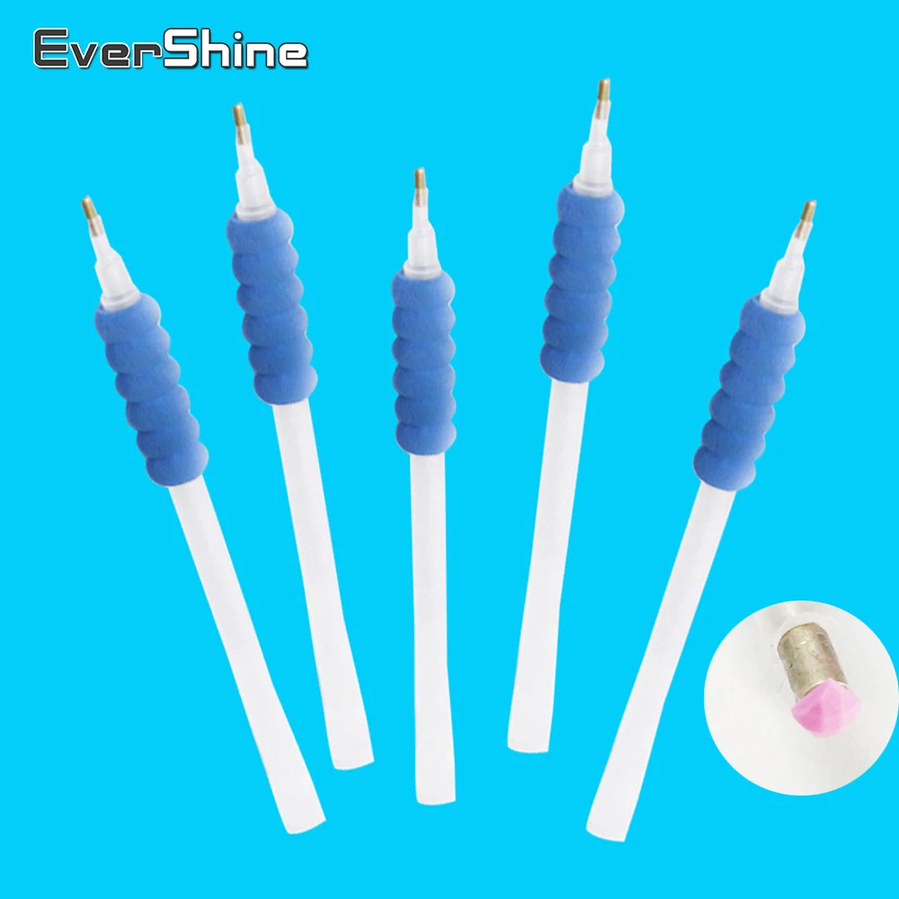 

EverShine 5D DIY Diamond Painting Full Square Round Paste Pen Diamond Embroidery Accessories Non-slip Tools Diamond Mosaic Kit