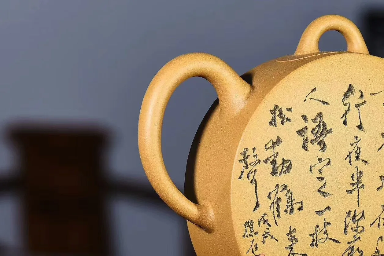 Yixing Masters полностью ручной работы Que месяц горшок НЕОБРАБОТАННАЯ руда сегмент грязь Исин Глиняный Чайник 480cc изображение пейзаж с помощью американского T