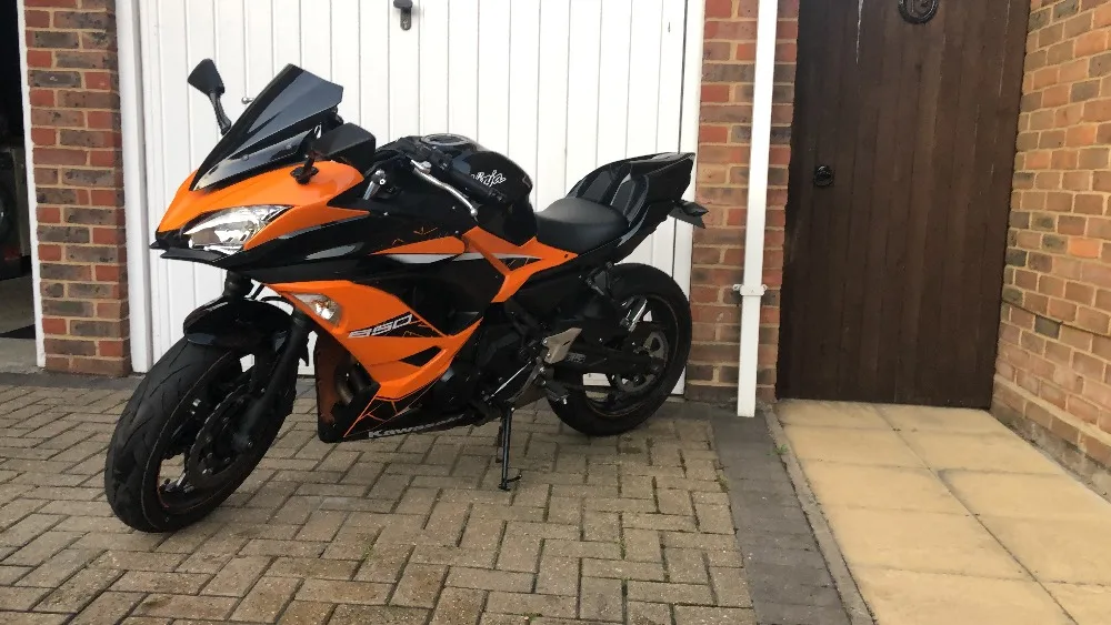 Для Kawasaki Ninja 650 Обтекатели ветрового стекла ER6F Ninja650 аксессуары для мотоциклов черный прозрачный