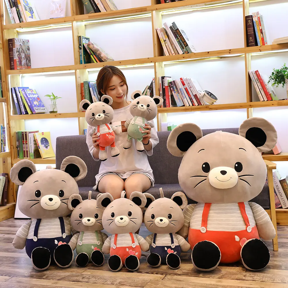 

New Style Boutique Medium & Large Catch Crane Machine Scissors Scissors Doll Suspender Strap Cartoon Rat Doll Doll Plush Toys