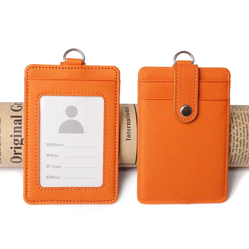 Orange No String ETya ID, чехол для кредитных карт, сумки, модные, унисекс, для девушек, студентов, деньги, ID, банк, автобус, держатель для карт, сумки, кошелек, кошелек со шнурком - Цвет: Orange No String