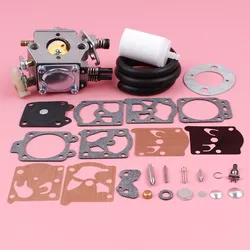 Kit de réparation de joint de carburateur pour Husqvarna 51 55, filtre à carburant, tuyau, tronçonneuse, pièce de rechange, Walbro WT 170 1 