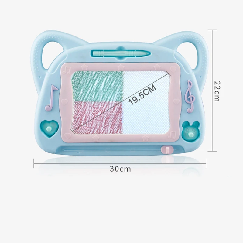 Children's Magnetic Drawing Board, Color Graffiti Board, Rewritable Sketch Pad, with Seal, Magnetic Pen, Children's Toddler Boy