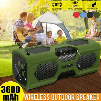 

bluetooth Speaker Portable Wireless Stereo Bass Subwoofer Touch Control HIFI Soundbar Support NFC AUX USB TF Card FM Radio