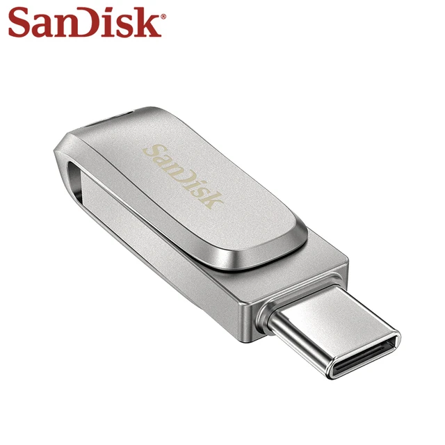 Sandisk Ultra Dual Drive Luxe Usb 3.1 Type-c Flash Drive Otg Usb Flash Drive  32gb 64gb 128gb 256gb 512gb 1tb Metal Pen Drive - Usb Flash Drives -  AliExpress