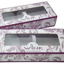 Напечатанная на заказ Высококачественная упаковочная коробка для накладных ресниц, китайский поставщик продукт картонная упаковочная коробка- DH1018