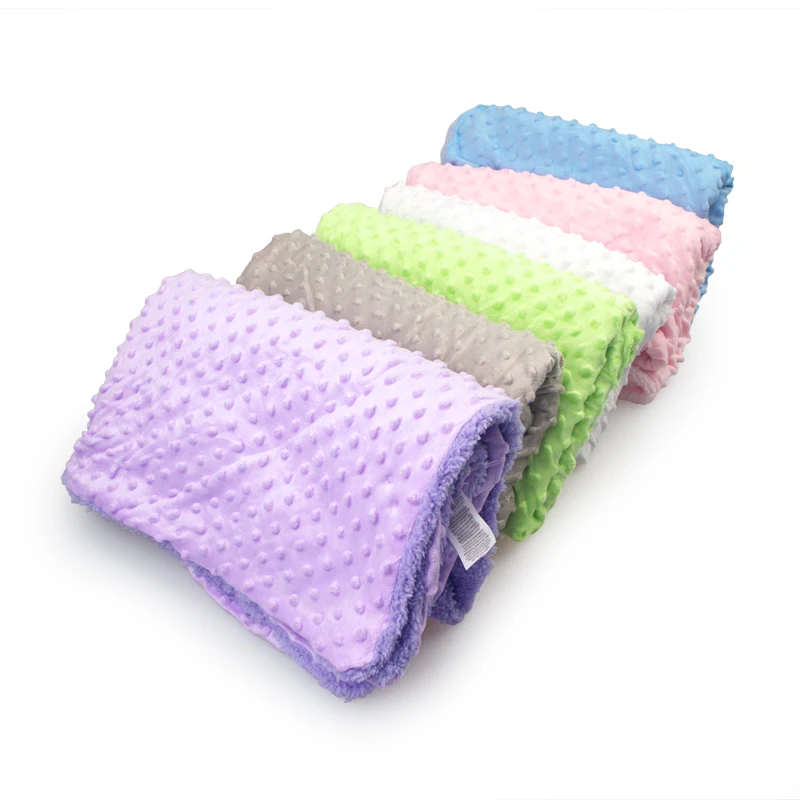 Детское одеяло и пеленка для новорожденных, теплое мягкое Флисовое одеяло, однотонный комплект постельных принадлежностей, хлопковое стеганое одеяло ярких цветов, принадлежности для спальной кровати