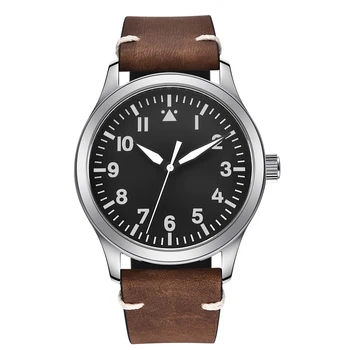 

Corgeut 42mm Automatic Mechanical Watch Men Luxury Brand Sport Design Sapphire Glass Clock Leather Strap Luminous WristWatch