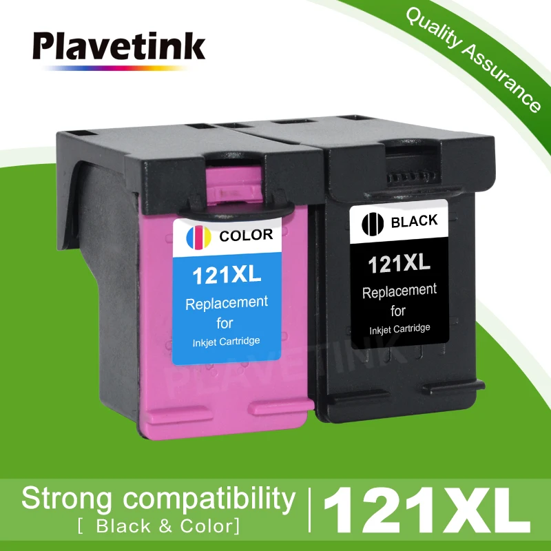 Plavetink Compatible 121XL Ink Cartridge Replacement for HP 121 XL Deskjet D2563 F4283 F2423 F2483 F2493 F4213 F4275 Printer | Компьютеры