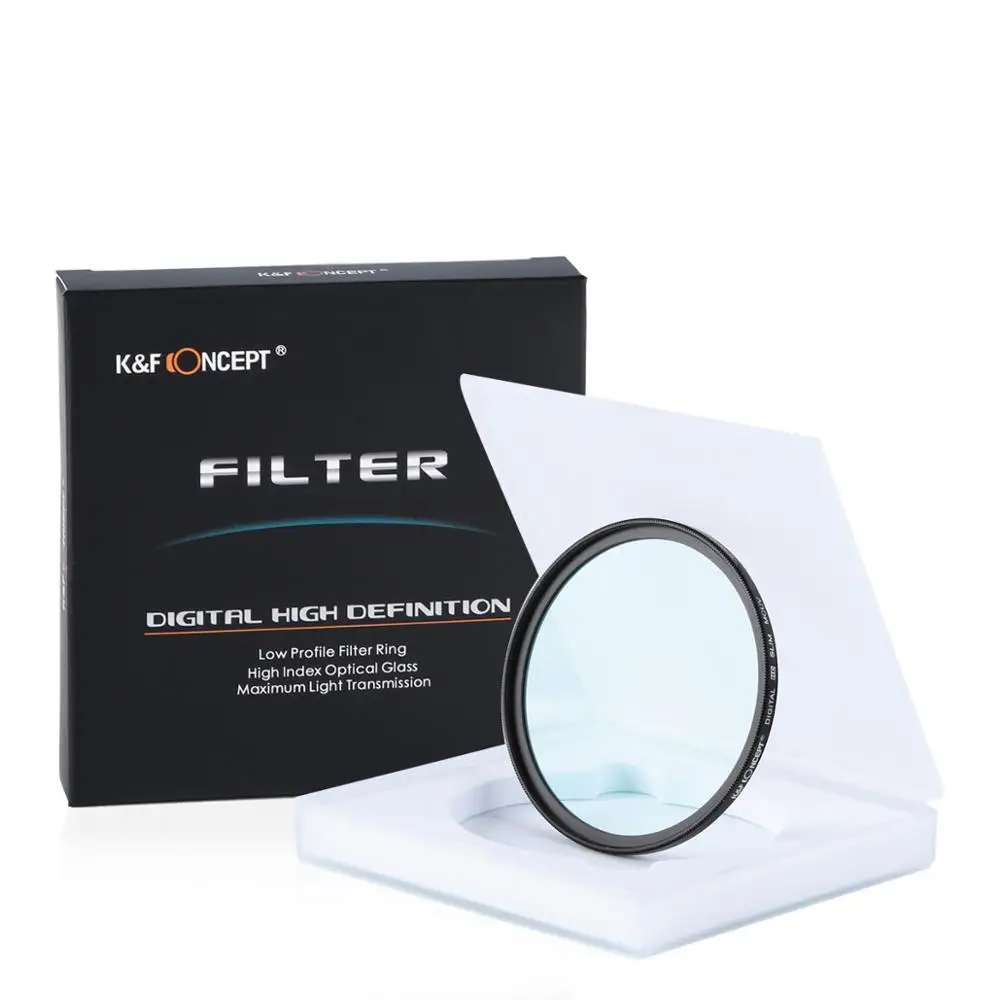 

UV K&F Concept best 55mm HD Slim variable MCUV Filter Camera Lens Protector for SLR & DSLR Cameras Canon EF Nikon NF SONY NEX