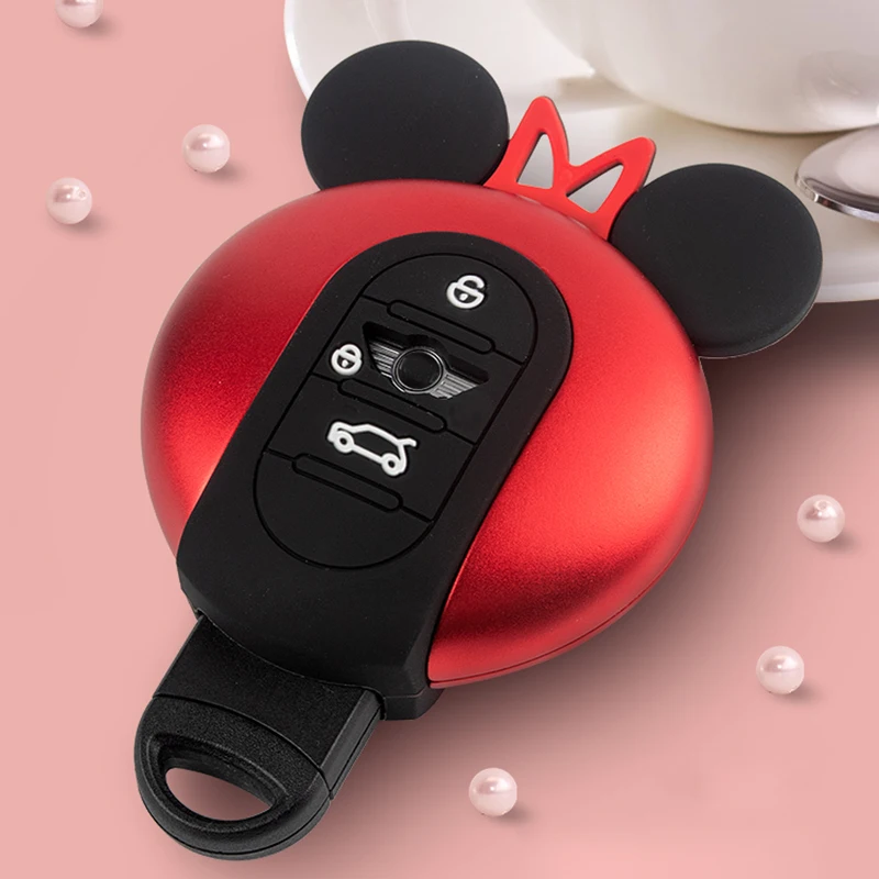 Чехол для автомобильного ключа из алюминиевого сплава Mini Cooper S One JCW F54 F55 F56 F57