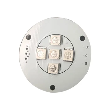 

wooden lamp holder circuit board touch 7 color LED light source USB powered