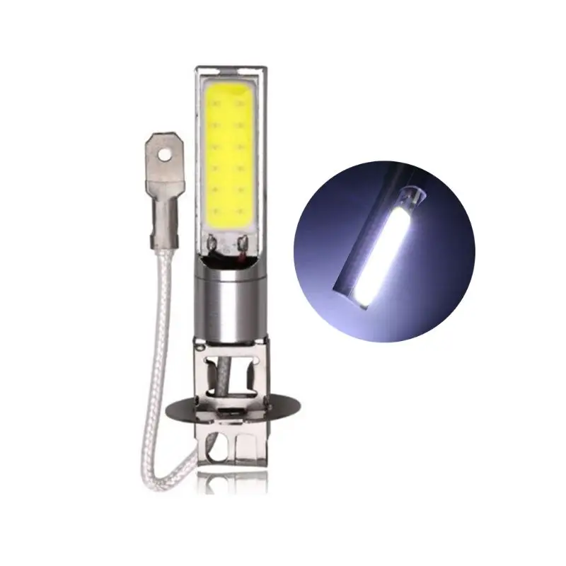 

1pc H1/H3 LED Fog Lights Headlight White 6000K COB LED Headlight Driving Lamps K1AF