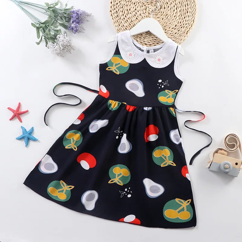 Super Affordable Promotional Clothes 3-10 Years Old Baby Girl Dress Birthady Party Princess Dress Kids Everyday Casual