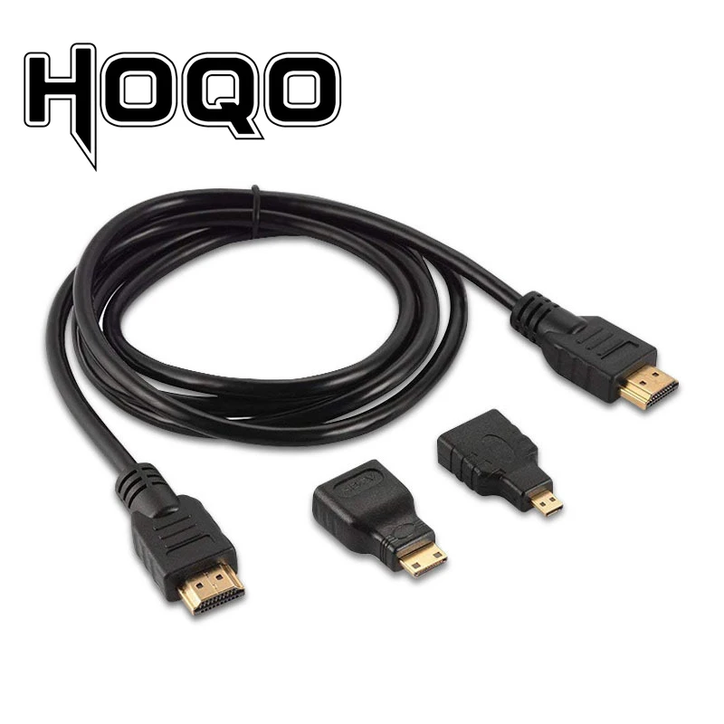 Кабель mini micro HDMI-HDMI кабель hdmi 5 м 3 2 1 для PS3 HDTV DVD XBOX ПК Pro | Электроника