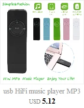 Usb HiFi музыкальный плеер MP3 walkman воспроизводитель mp3 плеер USB мини воспроизводитель mp3 ЖК-экран Поддержка 32 ГБ Micro SD TF карта
