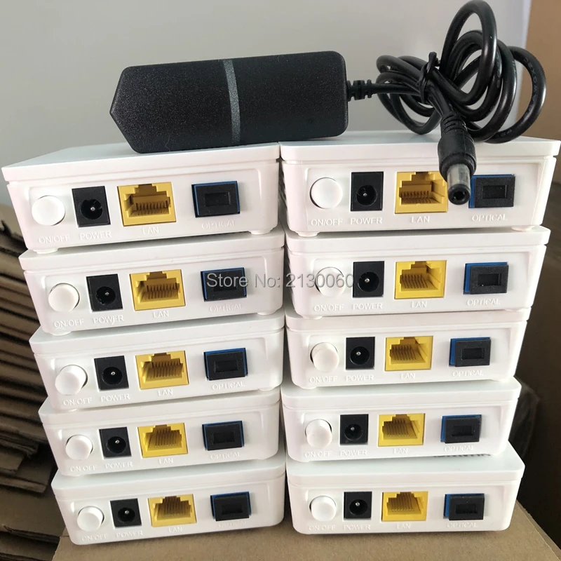 50 шт. Huawei HG8310M GPON ONU 1GE порт мост режим Класс C + 100% новый с адаптером питания без
