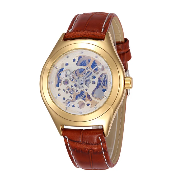 

Shenhua/Gentry China Hot Sales Fully Automatic Analog Watch Hollow out Men Analog Watch