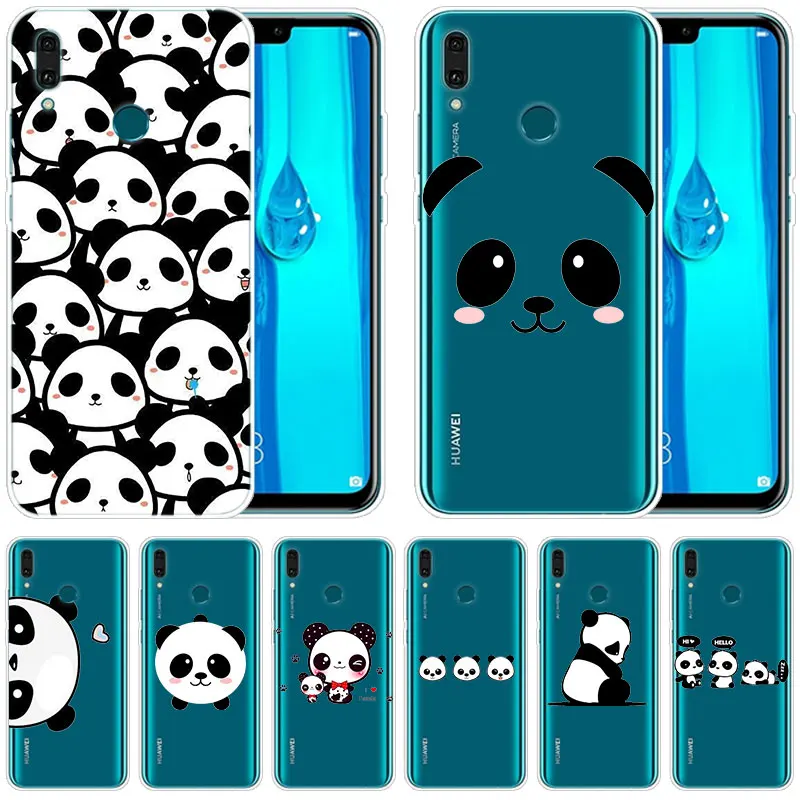 

luxury Soft Case Cute Panda Bear China for Huawei Mate 30 20 Lite 10 Pro Y5 Y6 Y7 Pro 2019 Y9 Prime 2019 2018 Y6 Pro 2017 Cover