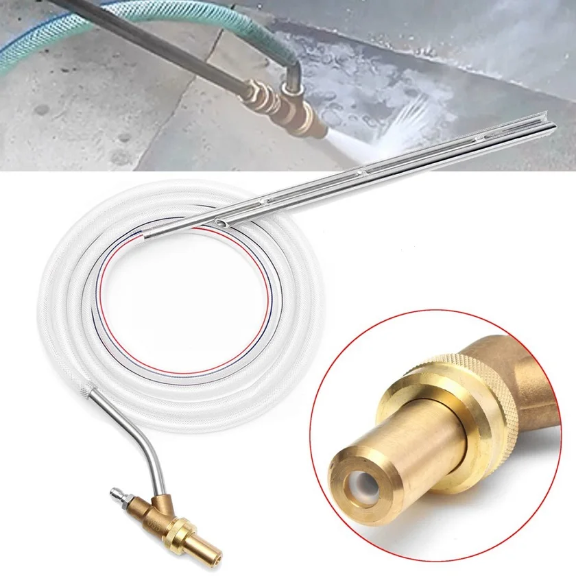 

Quick Release Plastic Pipe Sand Blasting Kit 1/4 Hose For KARCHER HD HDS Parts Tool Parts Accessories