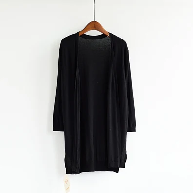 oversized cardigan Корейский Кардиган большого размера, женский длинный вязаный кардиган, Mujer Pull Femme, длинный рукав, розовый свитер, Осень-зима, свитера - Цвет: oversized cardigan