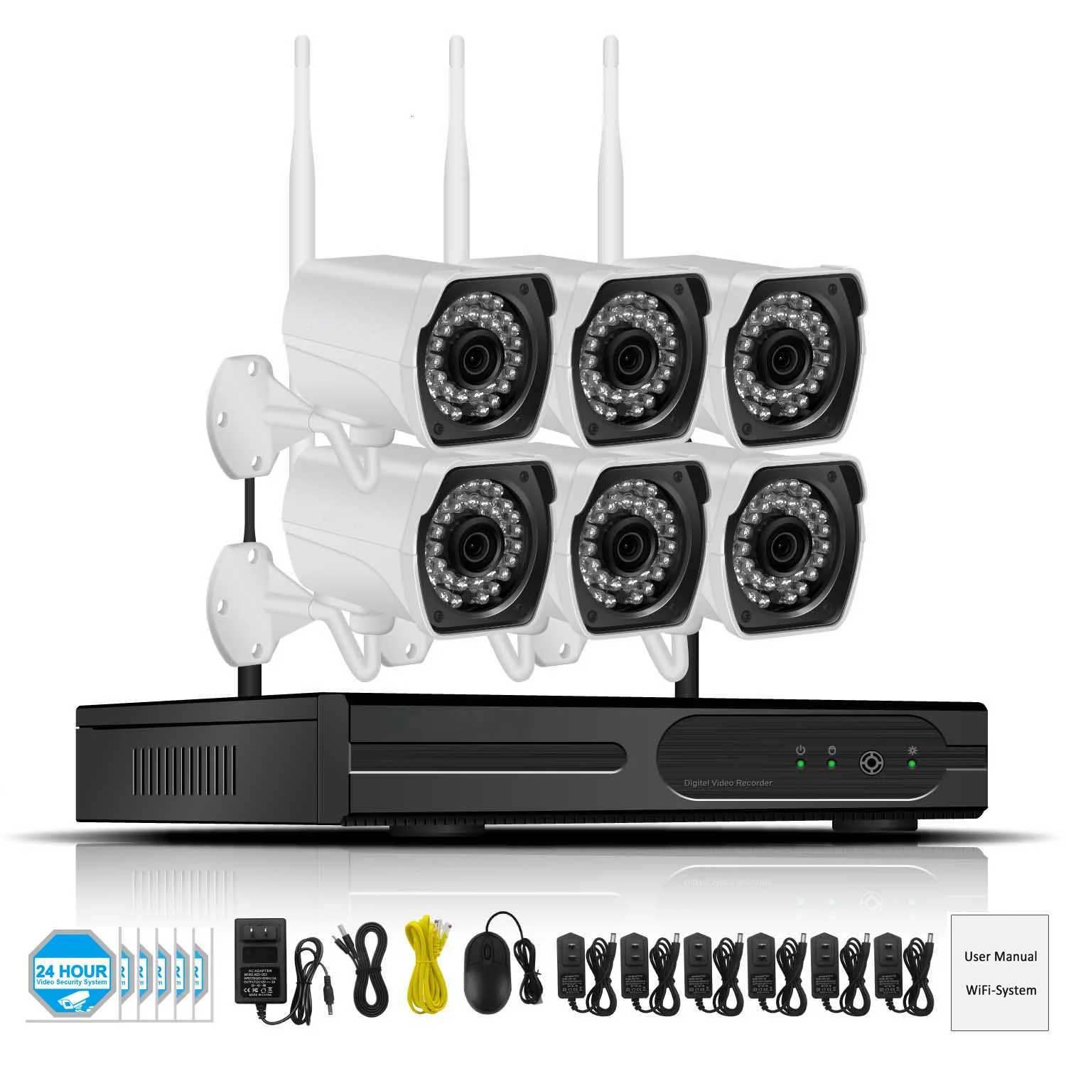 

High Clear 1080p 2mp Wireless Monitor Camera Suit Ipc System Monitor Camera