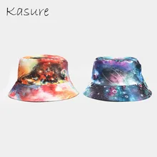 KASURE, новая мода, звездное небо, звезда, Панама, для рыбалки, для улицы, Панама, хип-хоп, шапка для женщин, мужчин, унисекс, рыбацкие шапки, солнцезащитные кепки