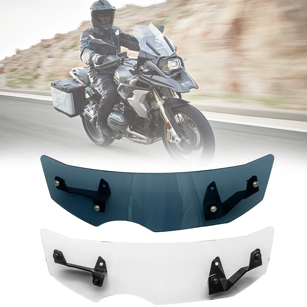 REALZION Motorcycle Windscreen Windshield Wind screen shield Deflector