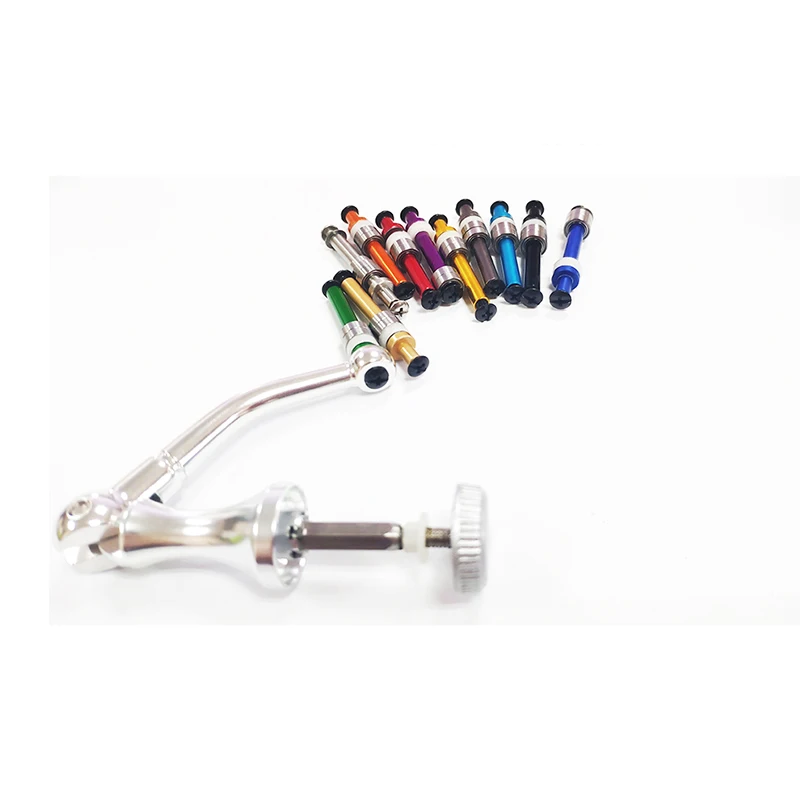 RUKE Fishing Reel Accessory Shaft Pin Kit For Knob Of Fishing Reel Diameter 4mm Length 26.5mm Spinning handle With 2pcs Bearings