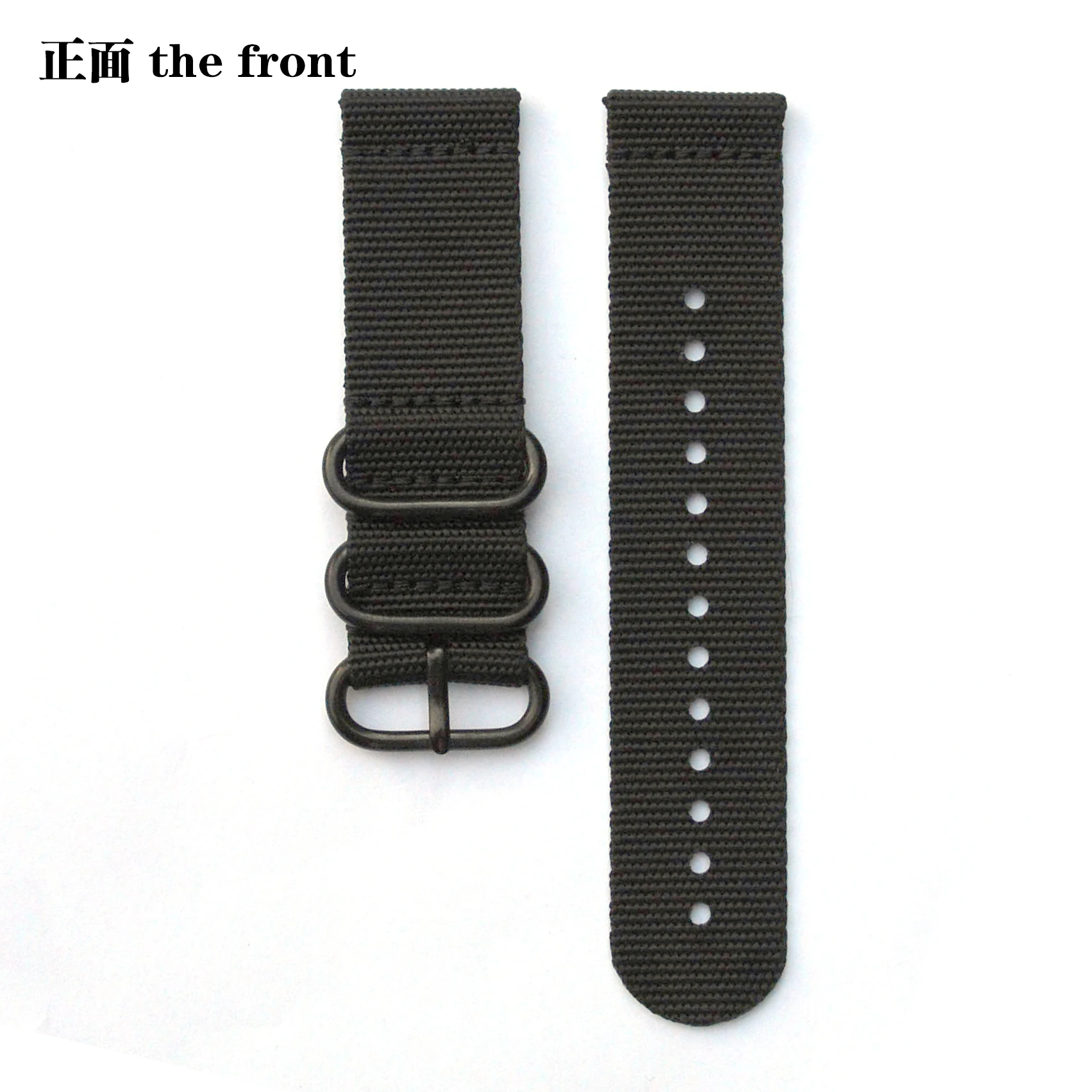 24 мм нейлоновый ремешок NATO Zulu ремешок для часов браслет ремешок для Suunto траверс, Suunto D5 - Цвет ремешка: Two-Piece Strap