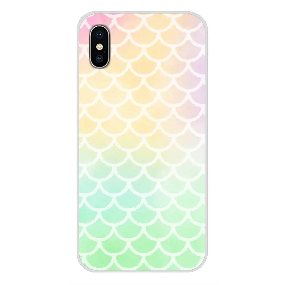 Чехлы для телефонов samsung A10 A30 A40 A50 A60 A70 Galaxy S2 Note 2 3 Grand Core Prime Mermaid Fish Scale аксессуары