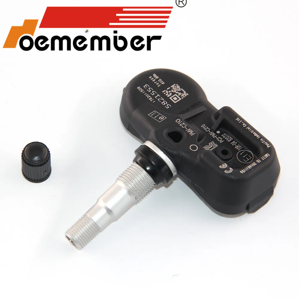 Oember 4 шт. датчик давления в автомобильных шинах 42607-02031 TPMS система мониторинга 42607-30071 для Toyota 42607-30070 42607-42020 433 МГц