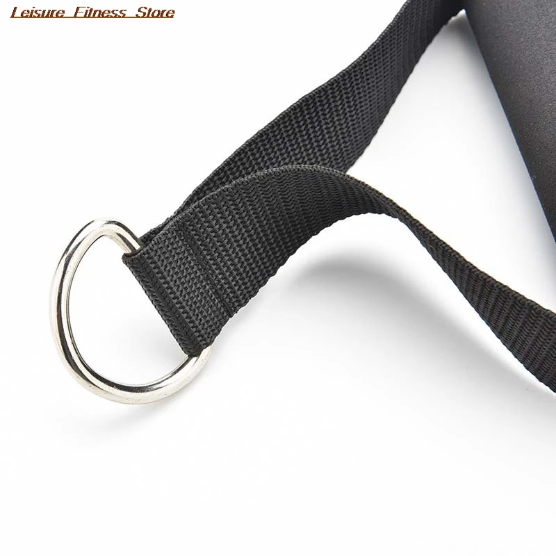 1Pc D Ring Pulldown Tricep Bank Tension Pull Rope Cable Handle V Bar Dip Resistance Exercise Training Arms Strength Accessories